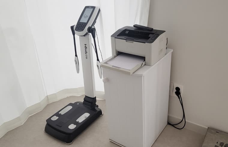 라인앤뷰 체성분 측정실